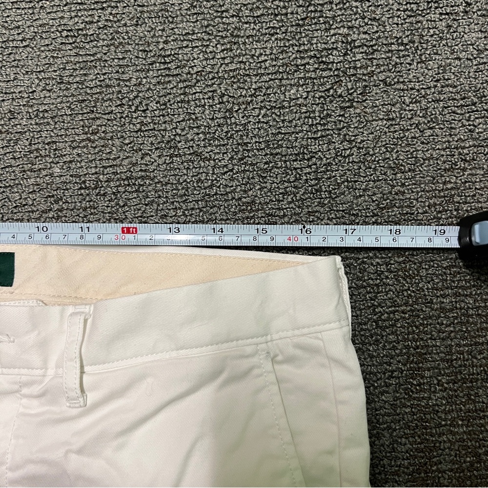 J Crew Pants Mens 34x29 White Oarsman Chino 484 Slim Fit Stretch Preppy Twill - Picture 10 of 12